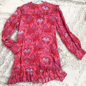 🔥SOLD ON CROSSPOST🔥 Zara red floral shift dress